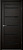 Дверь ПО LITE DOORS 26 Венге 3D/ Чёрное стекло