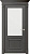 Дверь Экошпон ПДО 11 Коллекция Verona Barhat Black